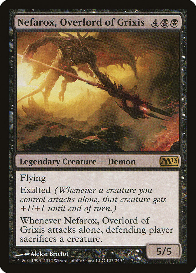 Nefarox, Overlord of Grixis [Magic 2013] | Clutch Gaming