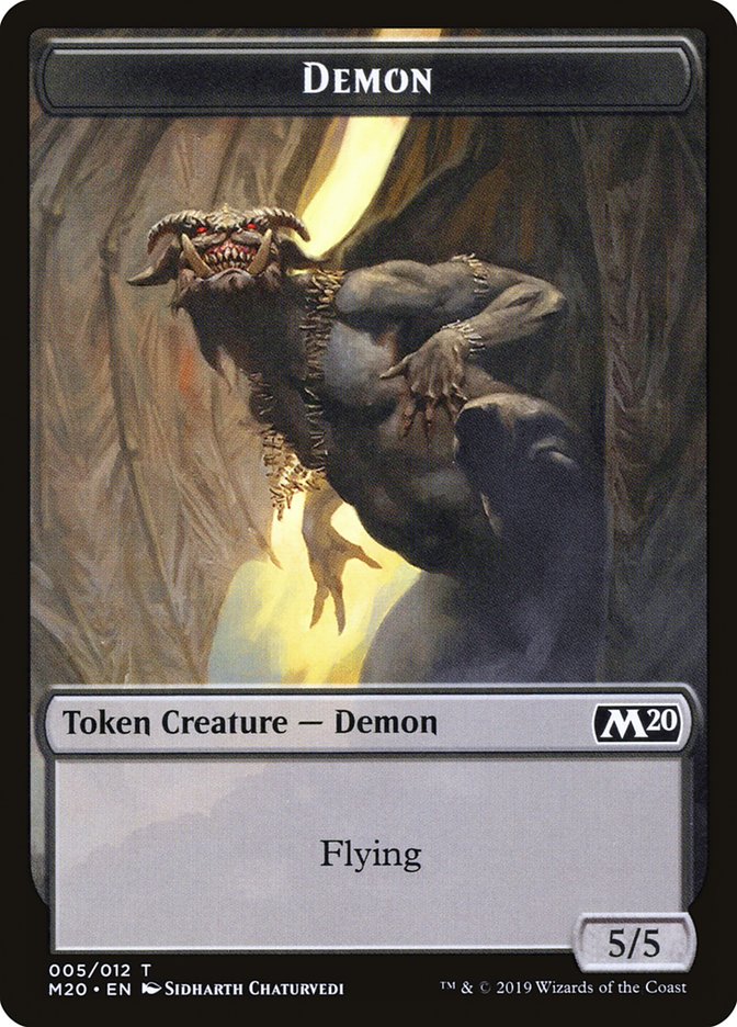 Demon Token [Core Set 2020 Tokens] | Clutch Gaming