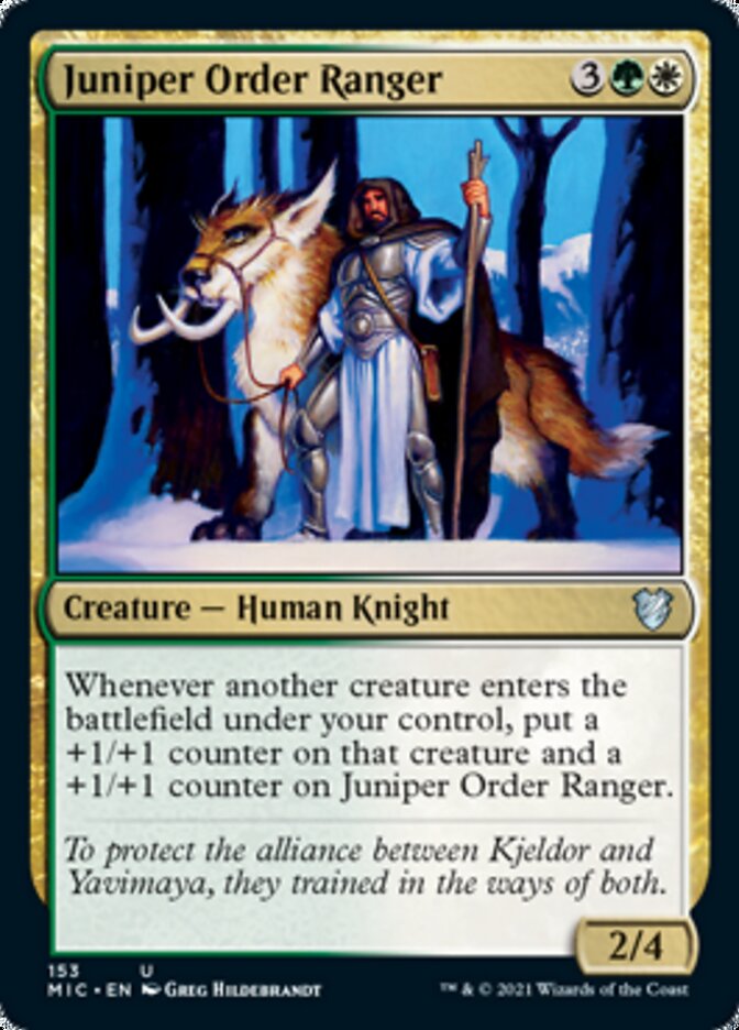 Juniper Order Ranger [Innistrad: Midnight Hunt Commander] | Clutch Gaming