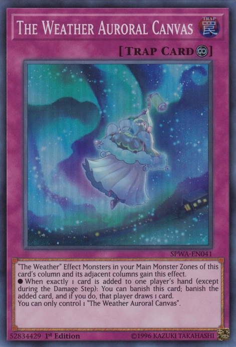 The Weather Auroral Canvas [SPWA-EN041] Super Rare | Clutch Gaming