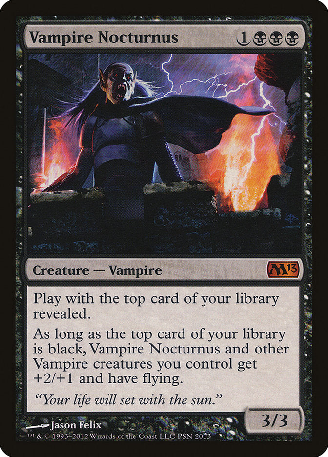 Vampire Nocturnus (Duels of the Planeswalkers Promos) [Duels of the Planeswalkers Promos 2012] | Clutch Gaming