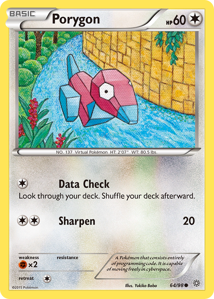 Porygon (64/98) [XY: Ancient Origins] | Clutch Gaming