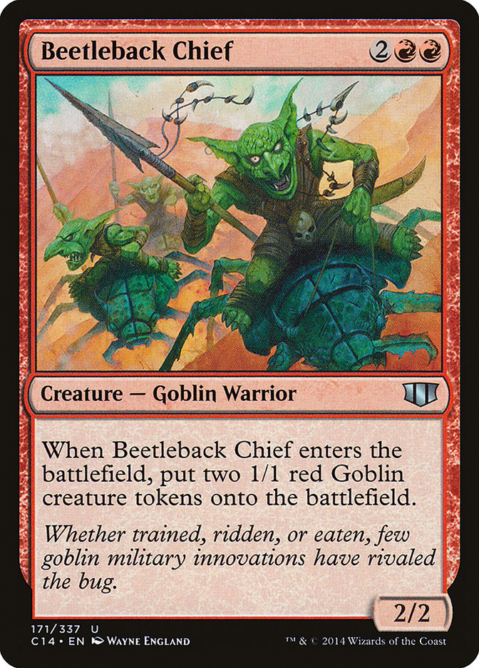 Beetleback Chief [Commander 2014] | Clutch Gaming