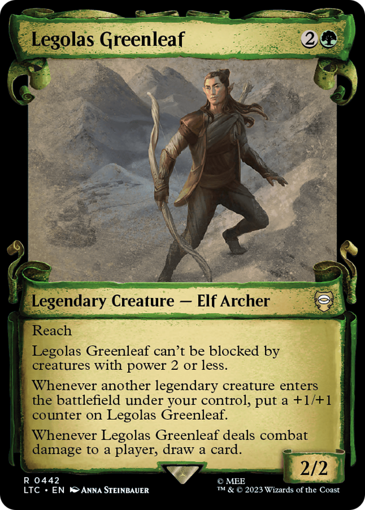 Legolas Greenleaf [The Lord of the Rings: Tales of Middle-Earth Commander Showcase Scrolls] | Clutch Gaming