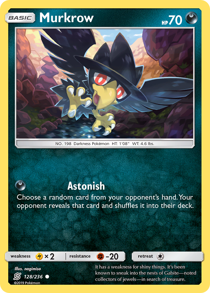 Murkrow (128/236) [Sun & Moon: Unified Minds] | Clutch Gaming