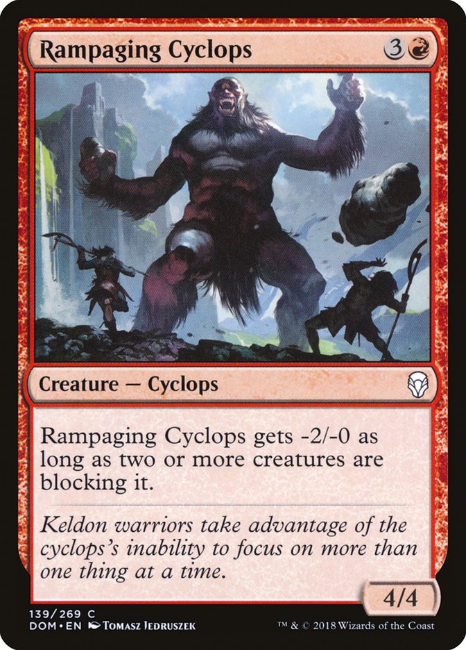 Rampaging Cyclops [Dominaria] | Clutch Gaming