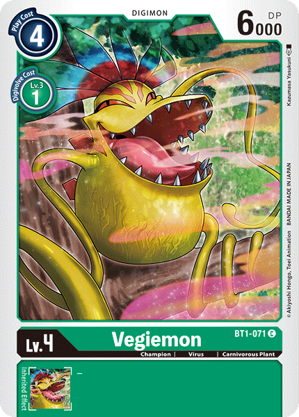 Vegiemon [BT1-071] [Release Special Booster Ver.1.0] | Clutch Gaming