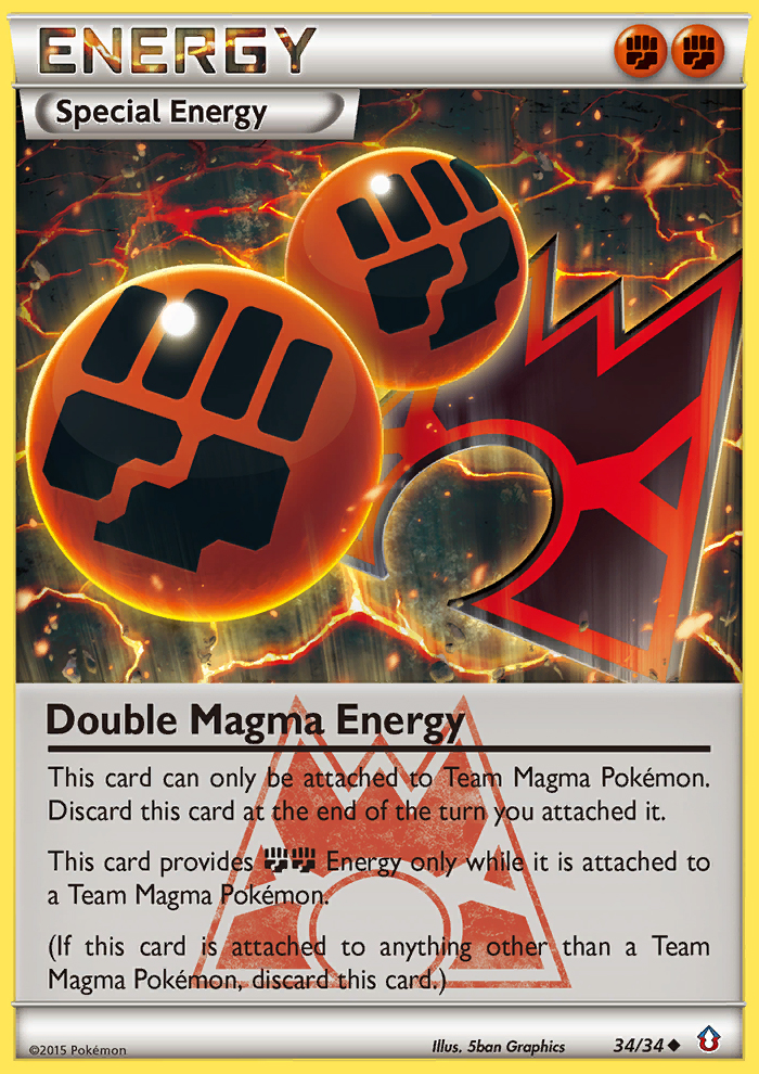 Double Magma Energy (34/34) [XY: Double Crisis] | Clutch Gaming