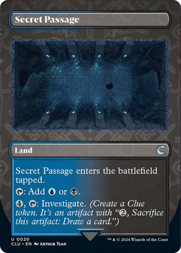 Secret Passage (Borderless) [Ravnica: Clue Edition] | Clutch Gaming