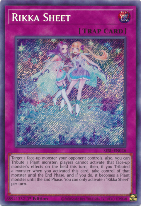 Rikka Sheet [SESL-EN026] Secret Rare | Clutch Gaming