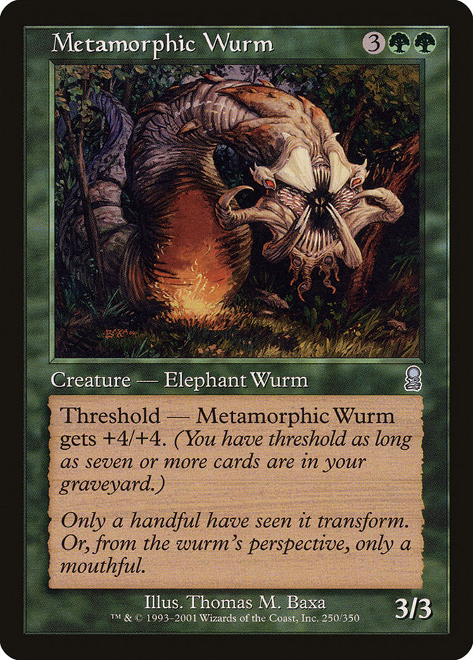 Metamorphic Wurm [Odyssey] | Clutch Gaming