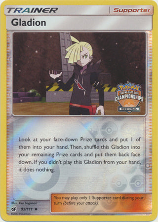 Gladion (95/111) (Regional Championship Promo) [Sun & Moon: Crimson Invasion] | Clutch Gaming