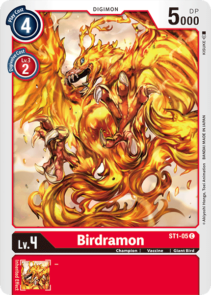 Birdramon [ST1-05] [Starter Deck: Gaia Red] | Clutch Gaming