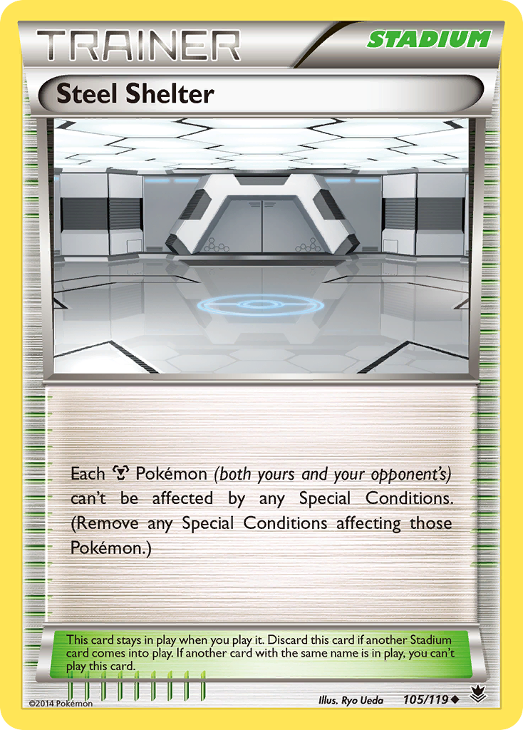 Steel Shelter (105/119) [XY: Phantom Forces] | Clutch Gaming