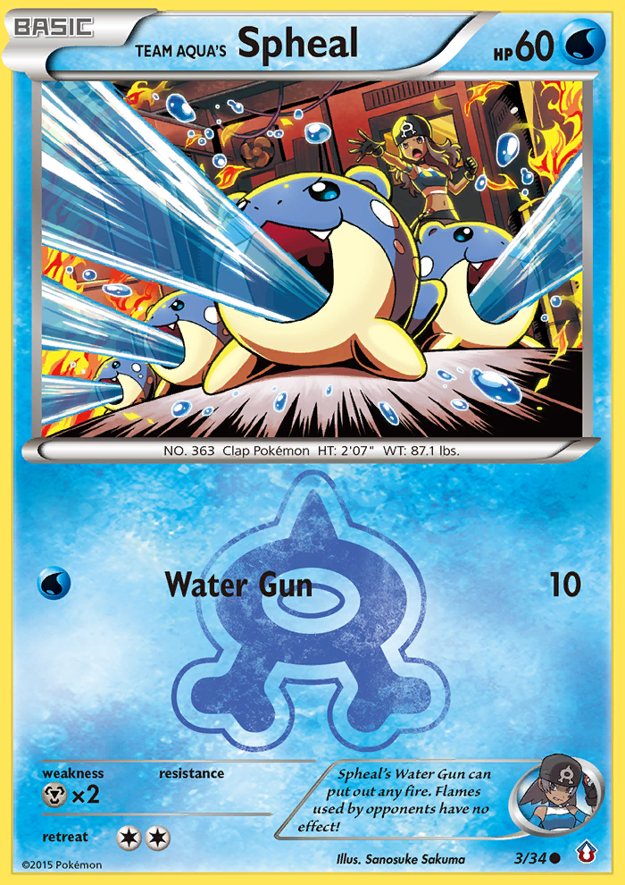 Team Aqua's Spheal (3/34) [XY: Double Crisis] | Clutch Gaming