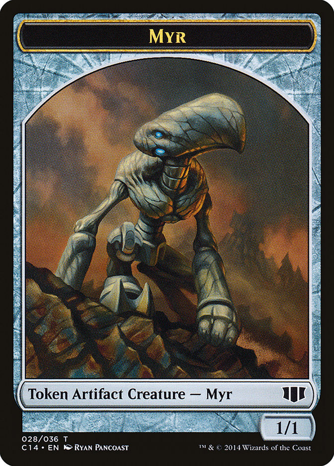 Myr // Pentavite Double-Sided Token [Commander 2014 Tokens] | Clutch Gaming