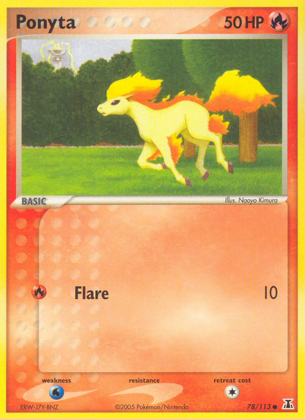 Ponyta (78/113) [EX: Delta Species] | Clutch Gaming