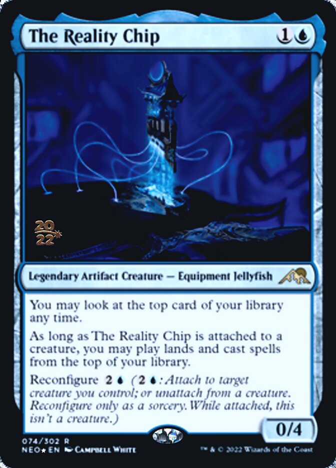 The Reality Chip [Kamigawa: Neon Dynasty Prerelease Promos] | Clutch Gaming