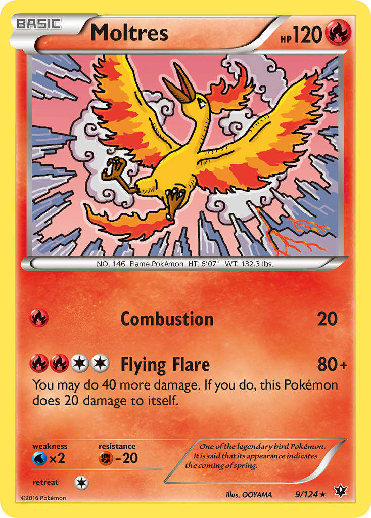 Moltres (9/124) [XY: Fates Collide] | Clutch Gaming