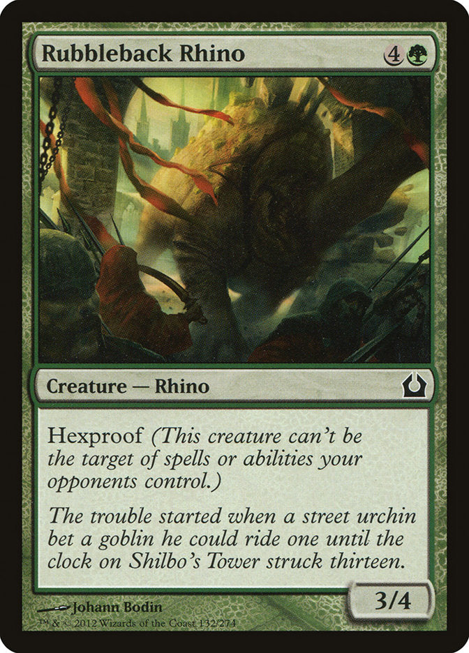 Rubbleback Rhino [Return to Ravnica] | Clutch Gaming