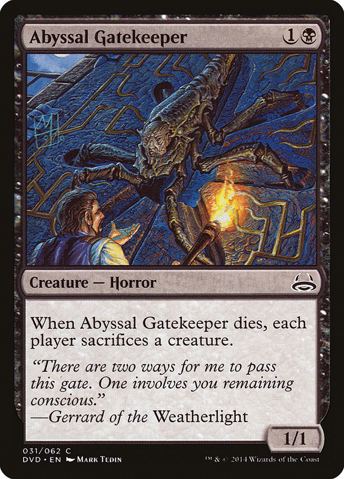 Abyssal Gatekeeper (Divine vs. Demonic) [Duel Decks Anthology] | Clutch Gaming