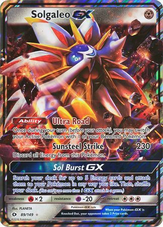 Solgaleo GX (89/149) (Jumbo Card) [Sun & Moon: Base Set] | Clutch Gaming