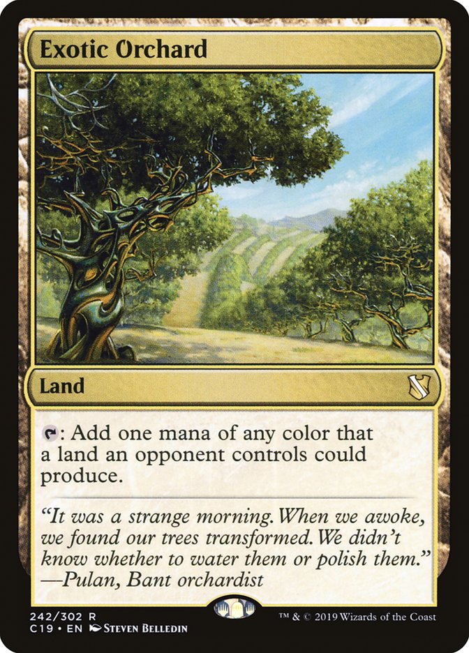 Exotic Orchard [Commander 2019] | Clutch Gaming