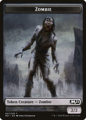 Construct // Zombie Double-Sided Token [Core Set 2021 Tokens] | Clutch Gaming