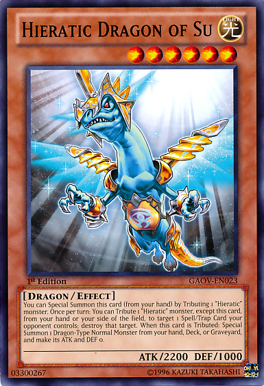 Hieratic Dragon of Su [GAOV-EN023] Common | Clutch Gaming