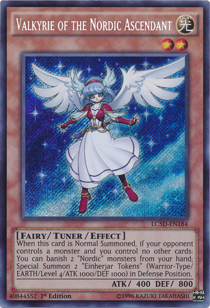 Valkyrie of the Nordic Ascendant [LC5D-EN184] Secret Rare | Clutch Gaming