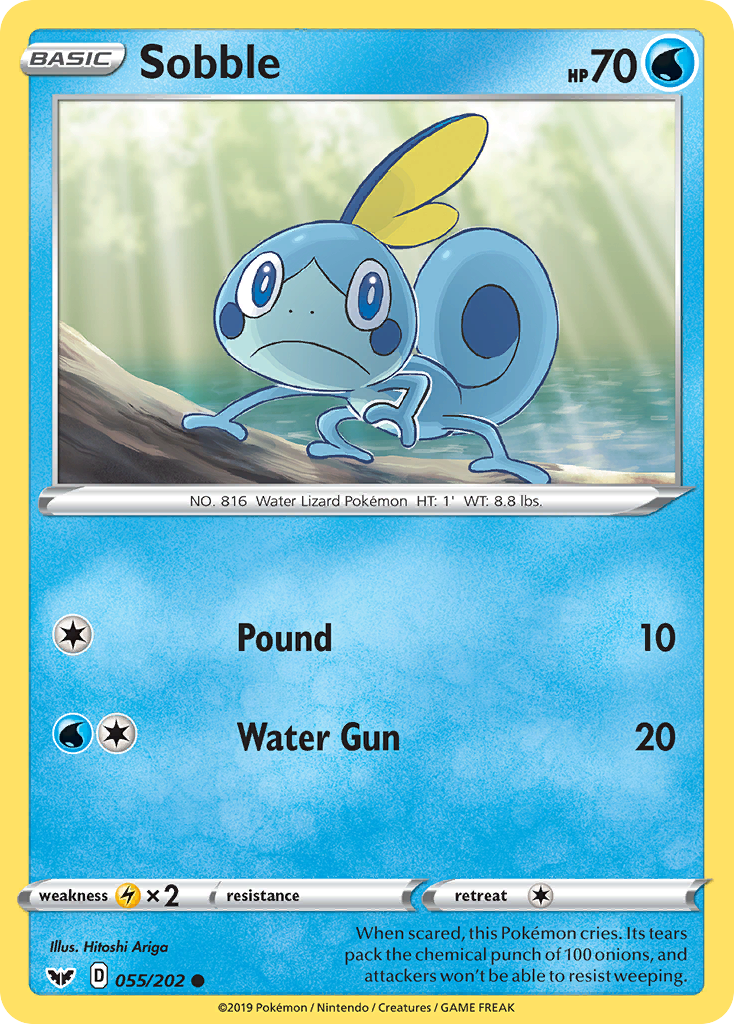 Sobble (055/202) [Sword & Shield: Base Set] | Clutch Gaming