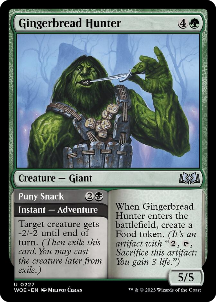 Gingerbread Hunter // Puny Snack [Wilds of Eldraine] | Clutch Gaming