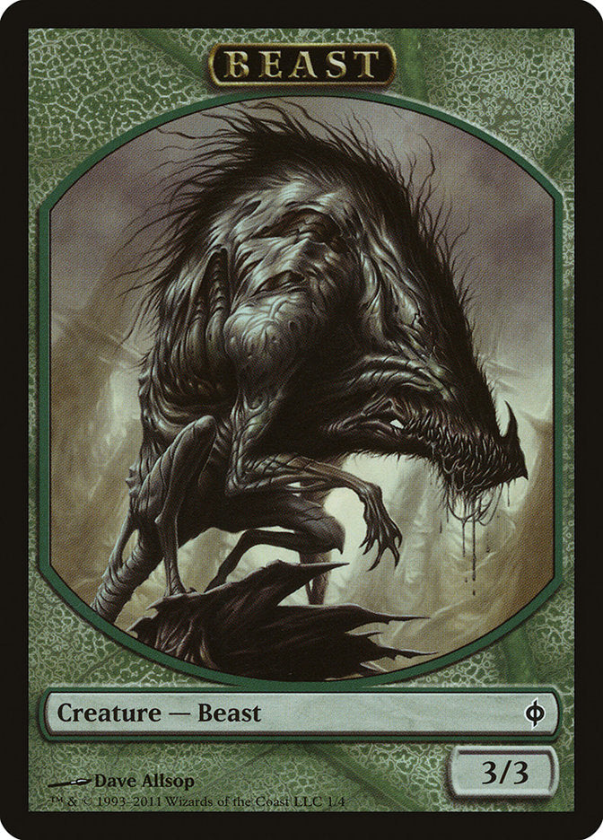 Beast Token [New Phyrexia Tokens] | Clutch Gaming