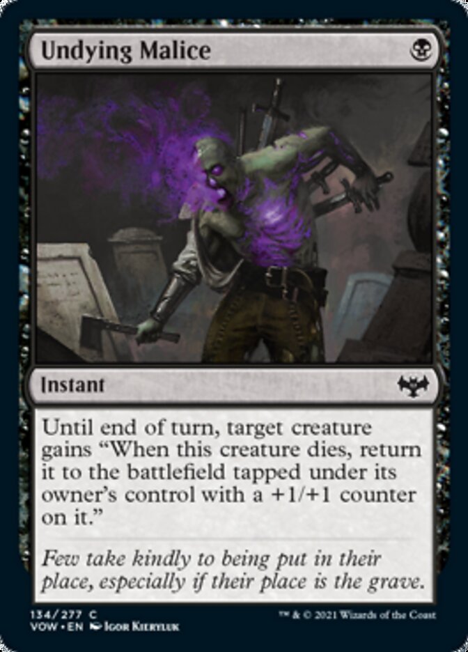 Undying Malice [Innistrad: Crimson Vow] | Clutch Gaming
