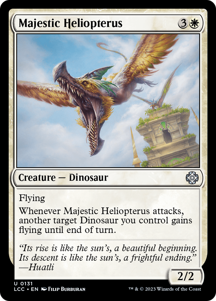 Majestic Heliopterus [The Lost Caverns of Ixalan Commander] | Clutch Gaming