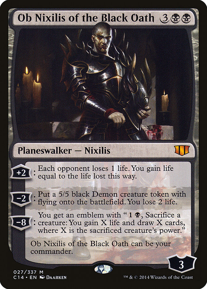 Ob Nixilis of the Black Oath [Commander 2014] | Clutch Gaming