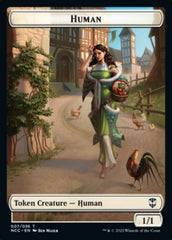 Eldrazi Spawn // Human Double-Sided Token [Streets of New Capenna Commander Tokens] | Clutch Gaming