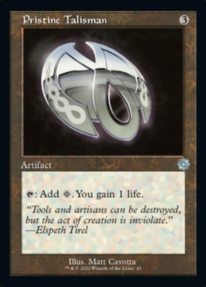 Pristine Talisman (Retro) [The Brothers' War Retro Artifacts] | Clutch Gaming