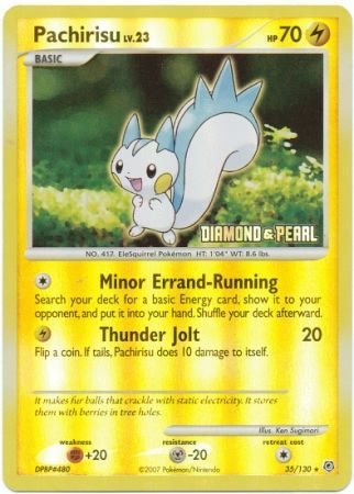 Pachirisu (35/130) [Burger King Promos: 2008 Collection] | Clutch Gaming