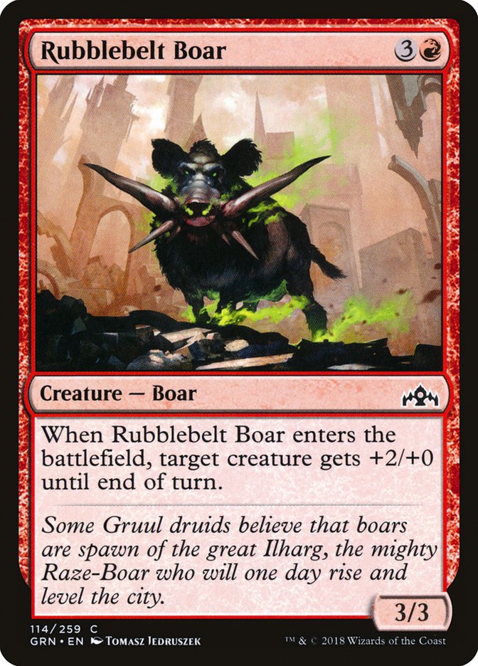 Rubblebelt Boar [Guilds of Ravnica] | Clutch Gaming