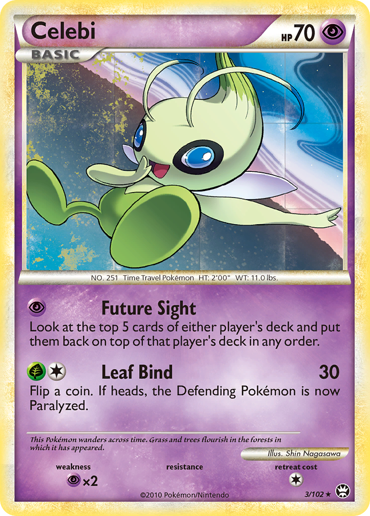 Celebi (3/102) [HeartGold & SoulSilver: Triumphant] | Clutch Gaming