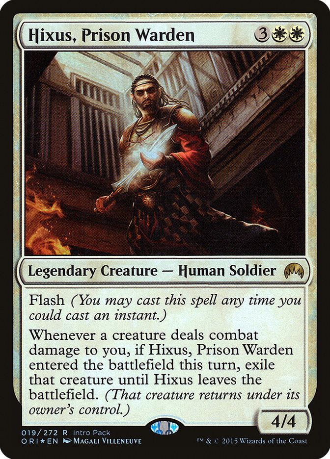 Hixus, Prison Warden [Magic Origins Promos] | Clutch Gaming