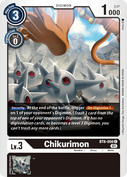 Chikurimon [BT6-056] [Double Diamond] | Clutch Gaming