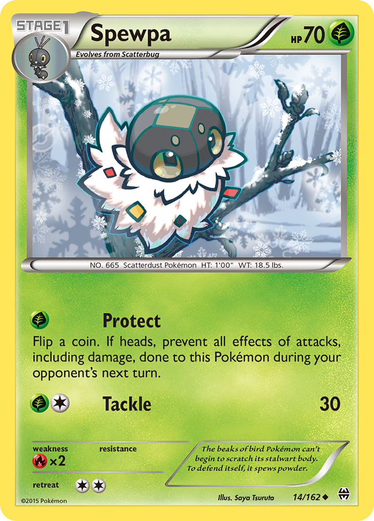 Spewpa (14/162) [XY: BREAKthrough] | Clutch Gaming