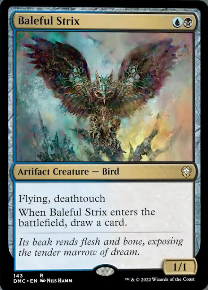 Baleful Strix [Dominaria United Commander] | Clutch Gaming