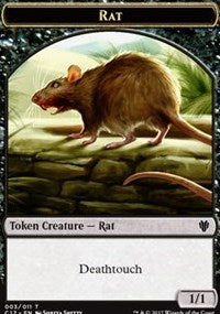 Rat // Cat Double-Sided Token [Commander 2017 Tokens] | Clutch Gaming