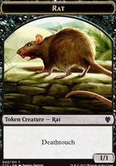 Rat // Cat Double-Sided Token [Commander 2017 Tokens] | Clutch Gaming