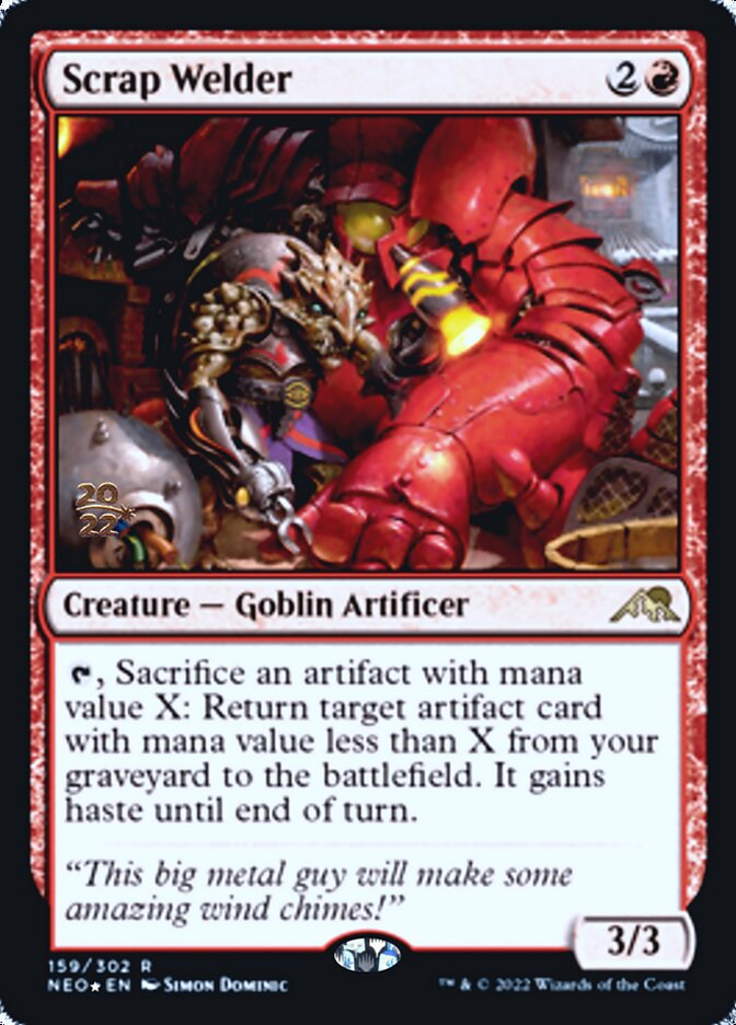 Scrap Welder [Kamigawa: Neon Dynasty Prerelease Promos] | Clutch Gaming