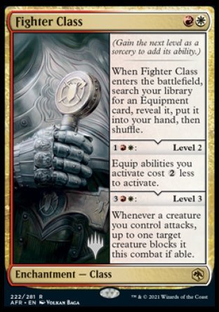 Fighter Class (Promo Pack) [Dungeons & Dragons: Adventures in the Forgotten Realms Promos] | Clutch Gaming