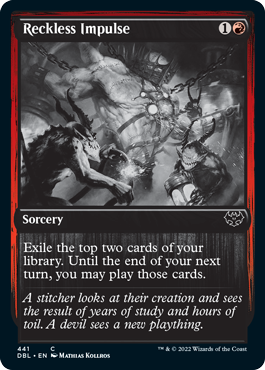 Reckless Impulse [Innistrad: Double Feature] | Clutch Gaming